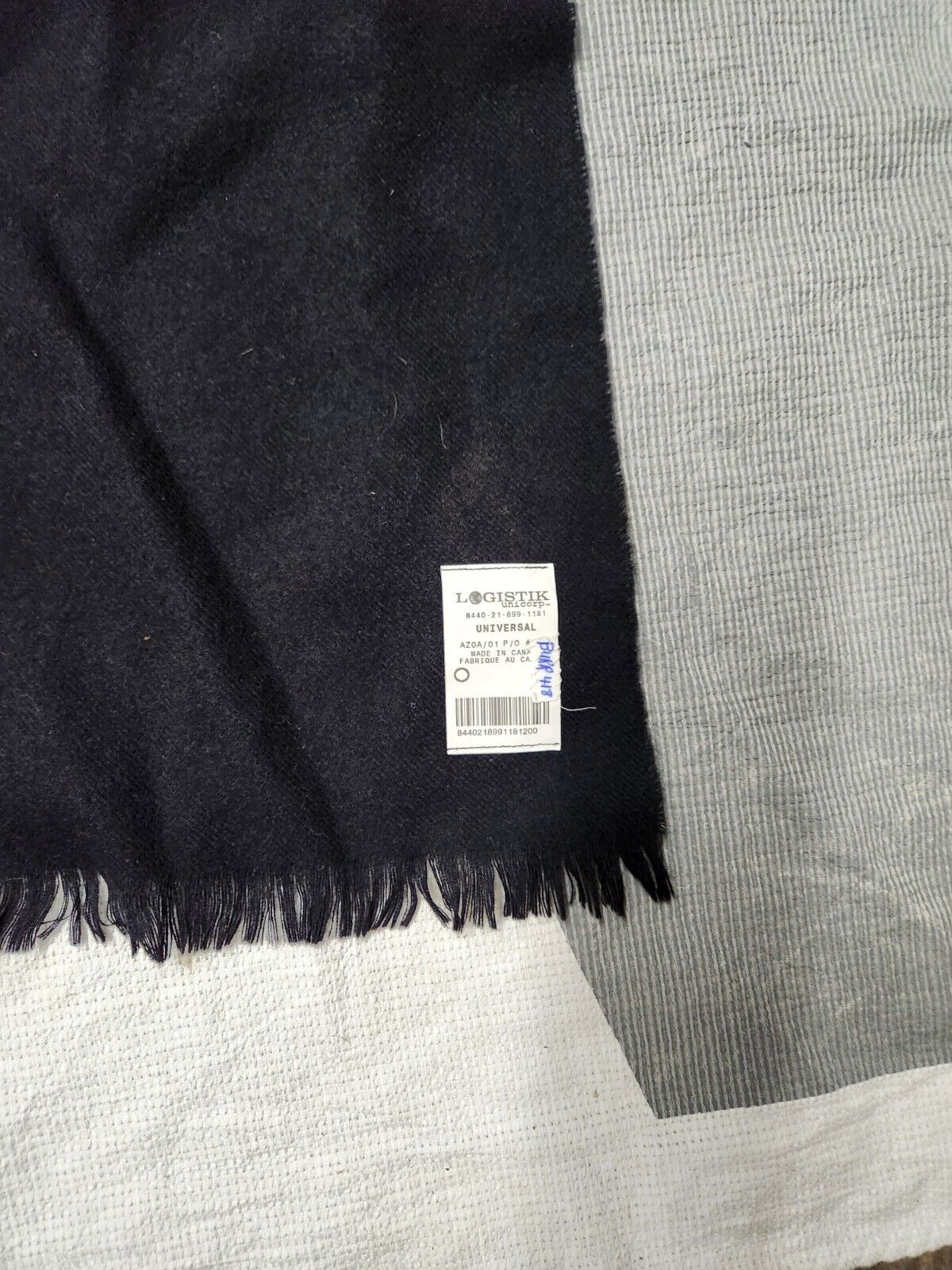 Canadian Army Wool Black Scarf