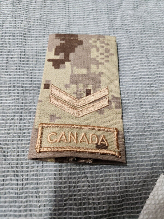 Canadian Army Corporal Patch Cadpat Arid