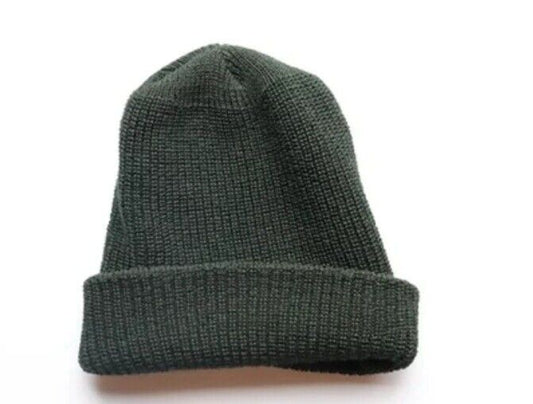 CANADIAN FORCES DARK GREEN 100% WOOL TOQUE CANADA ARMY