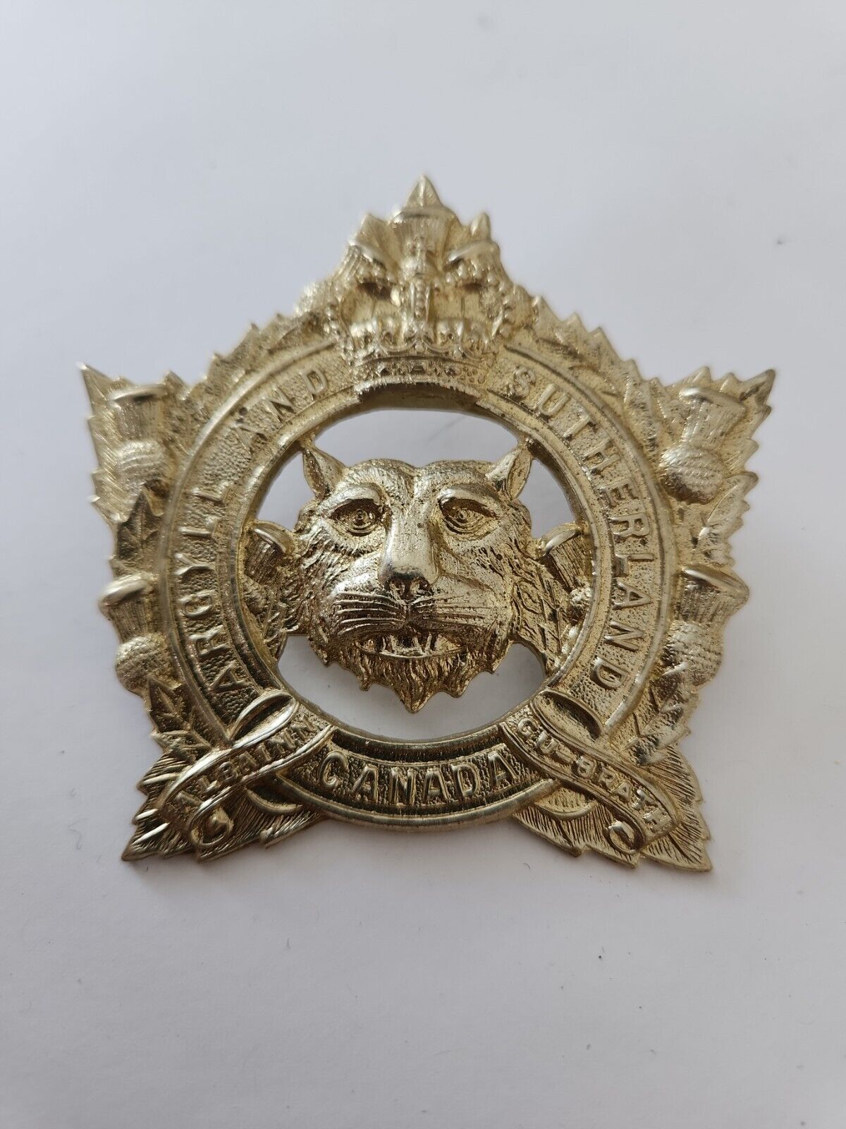 Canadian Army Cap Badge Ww2