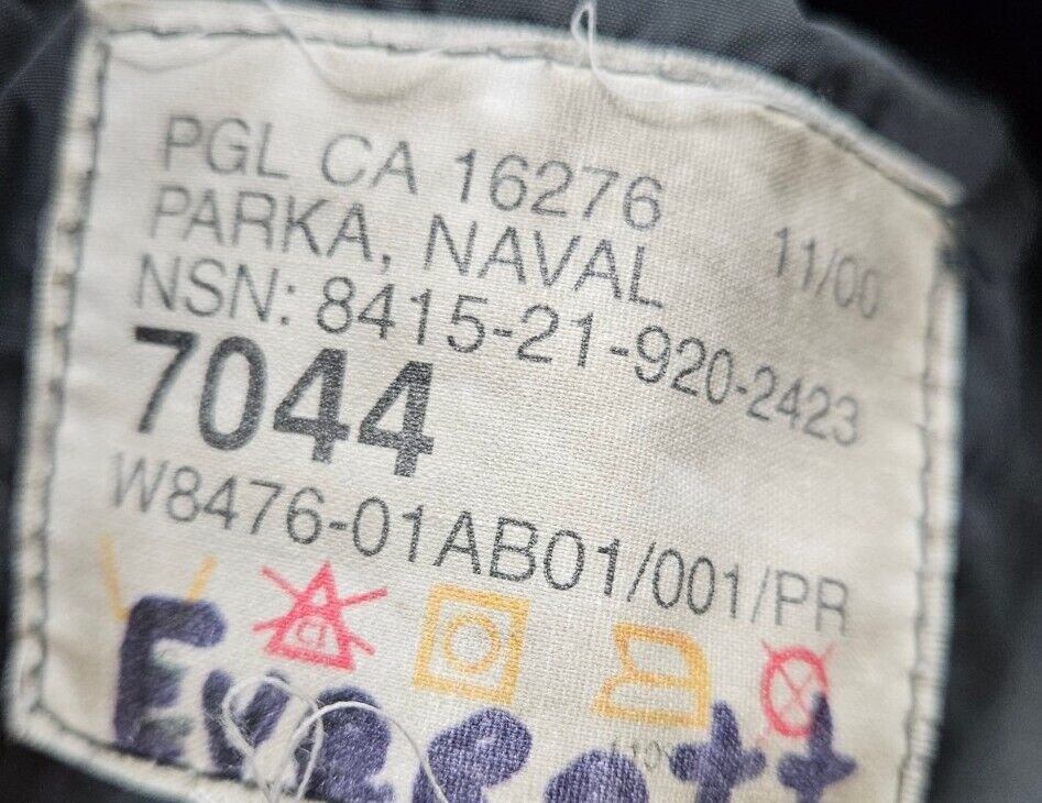 Canadian Force Parka Naval Gore Tex