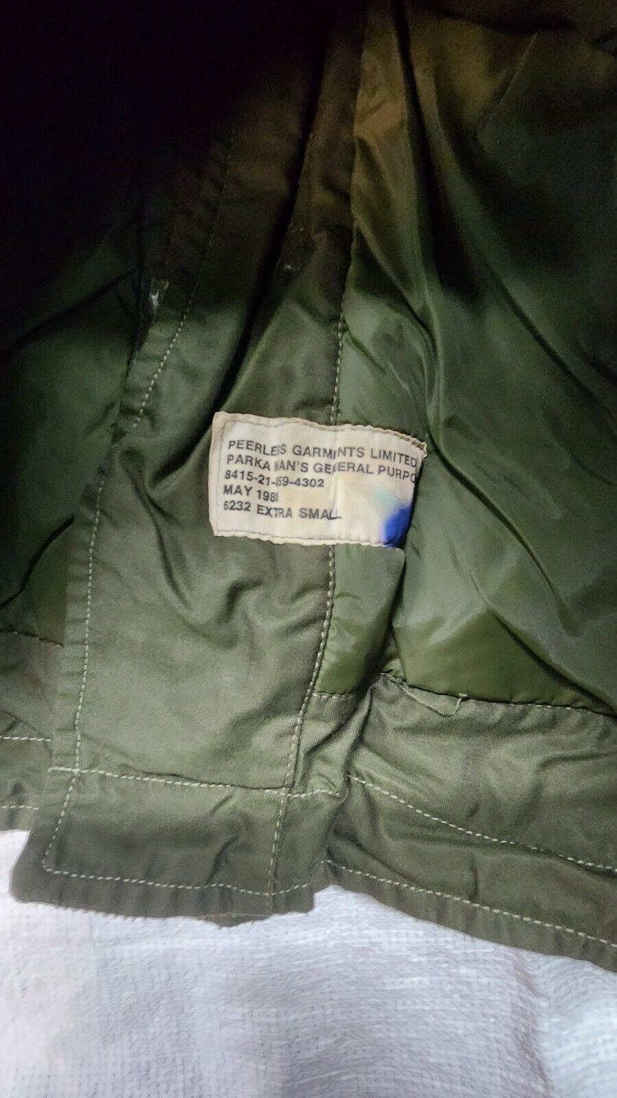 Canadian Army Wool Parka