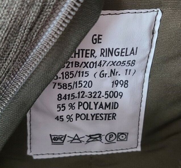 german army polyamid jacket