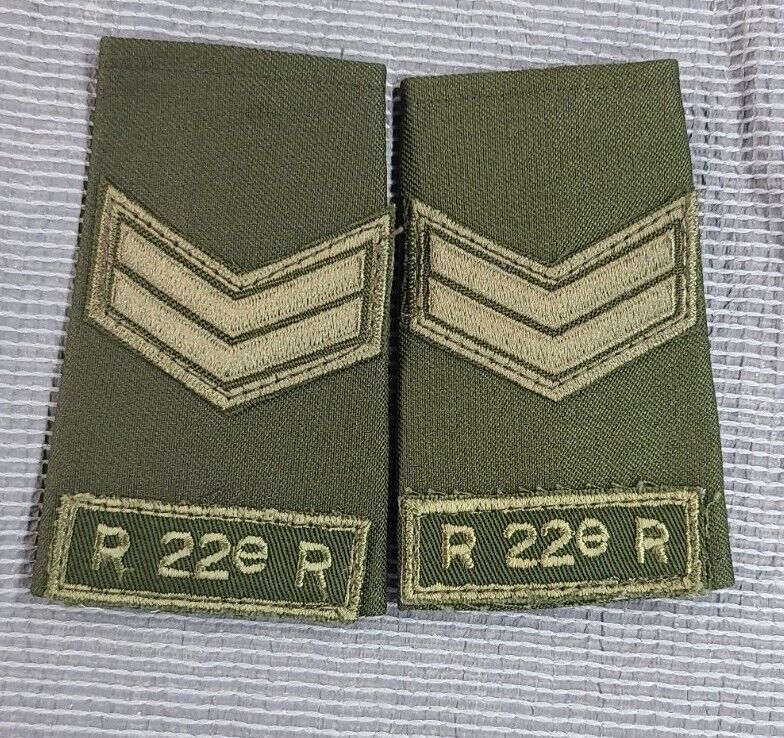 Canadian army R22r Patch