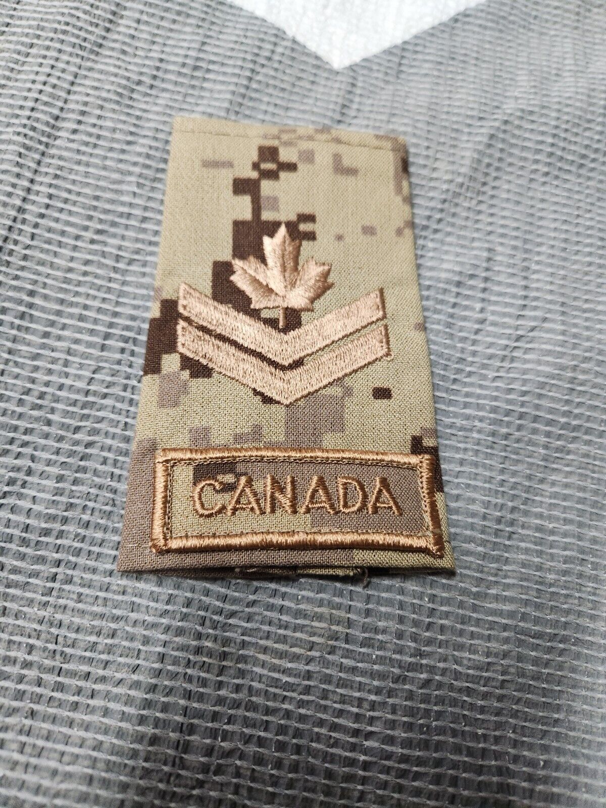 Canadian Army Master Corporal Patch Cadpat Arid