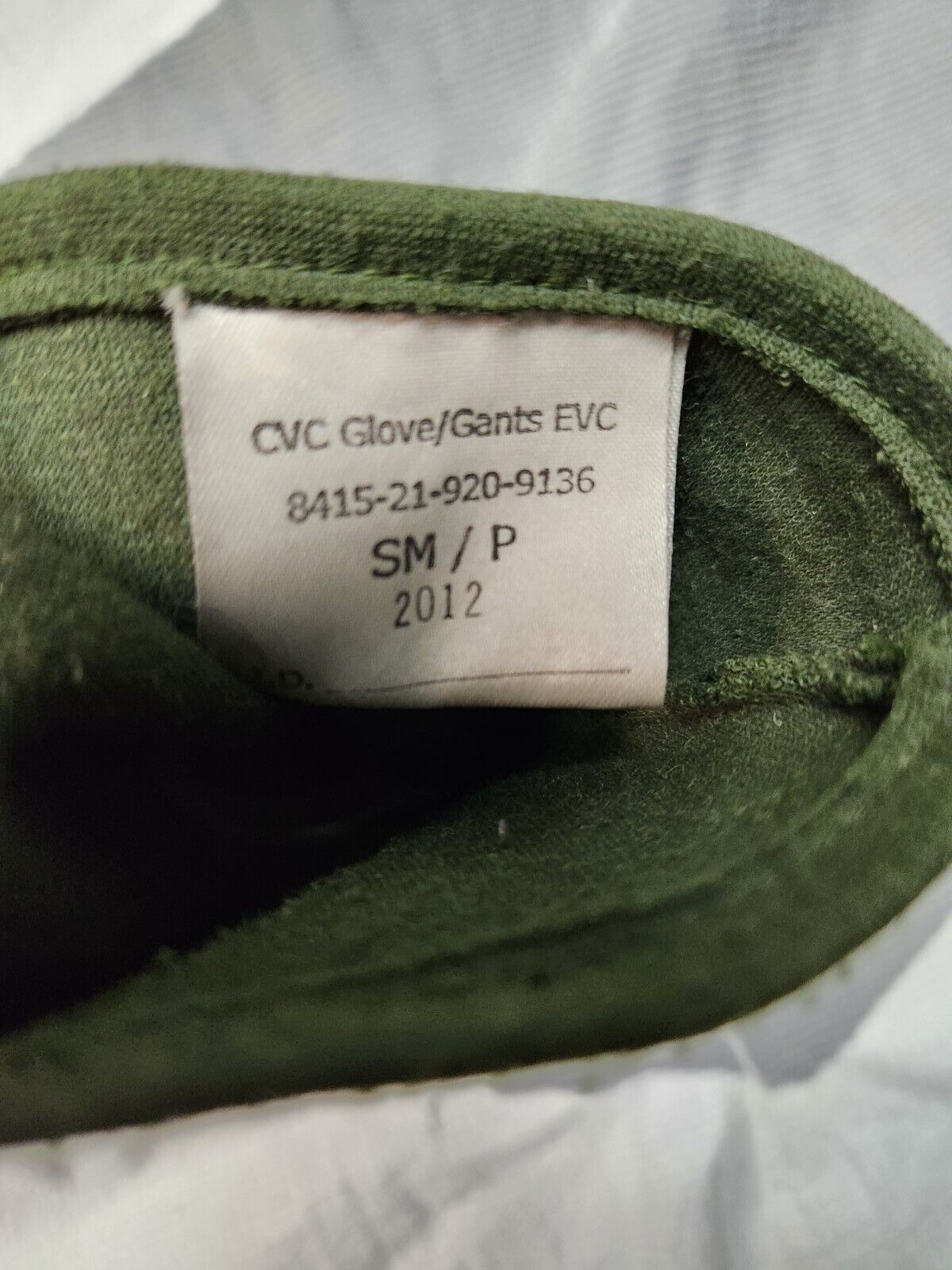 Canadian Army cvc Gloves small