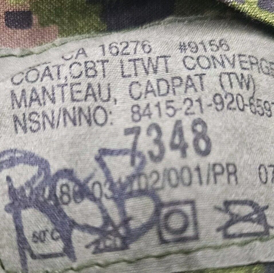 Canadiam Army Shirt Cadpat