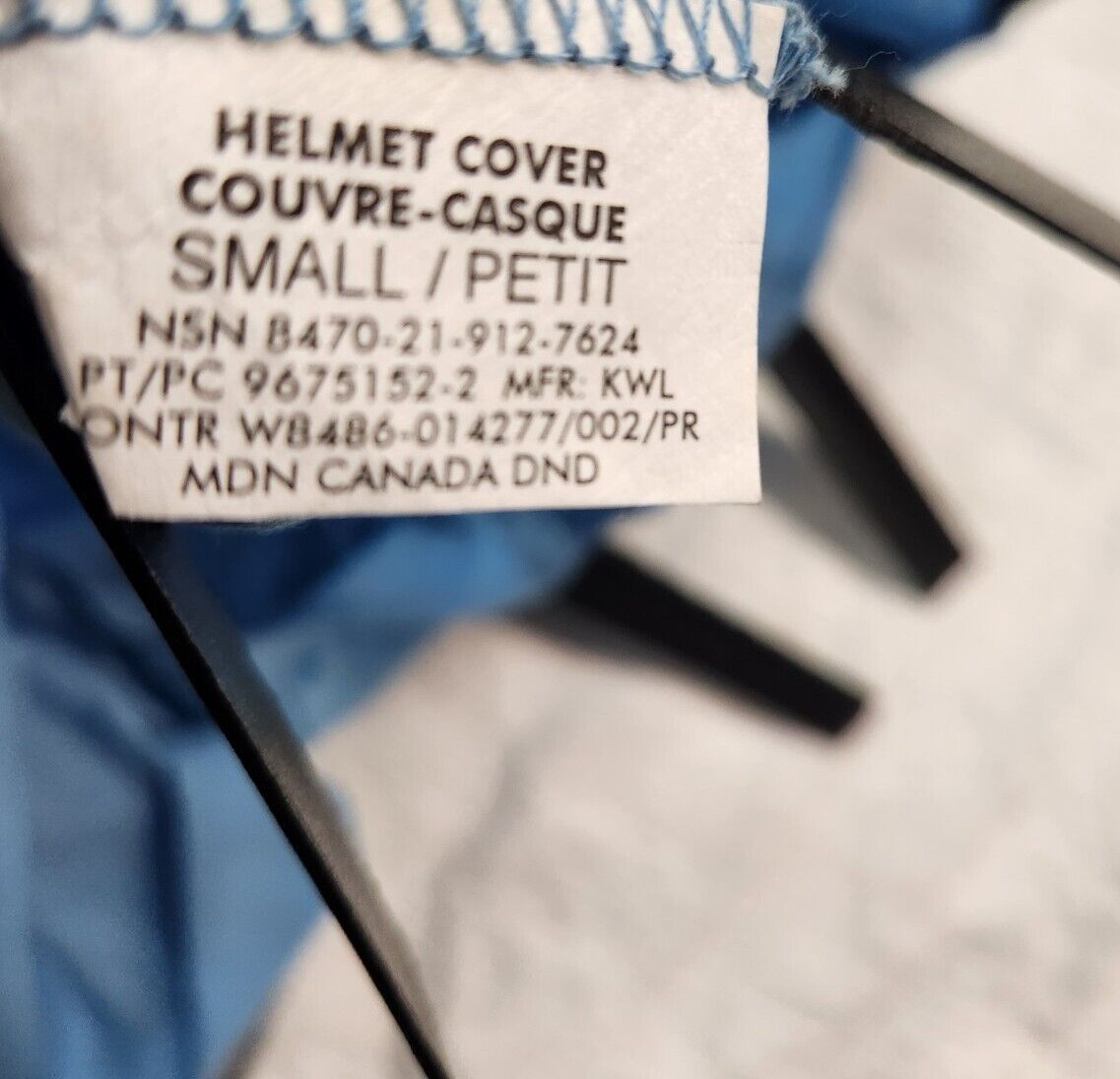 Canadian Army Cg634 UN helmet Cover