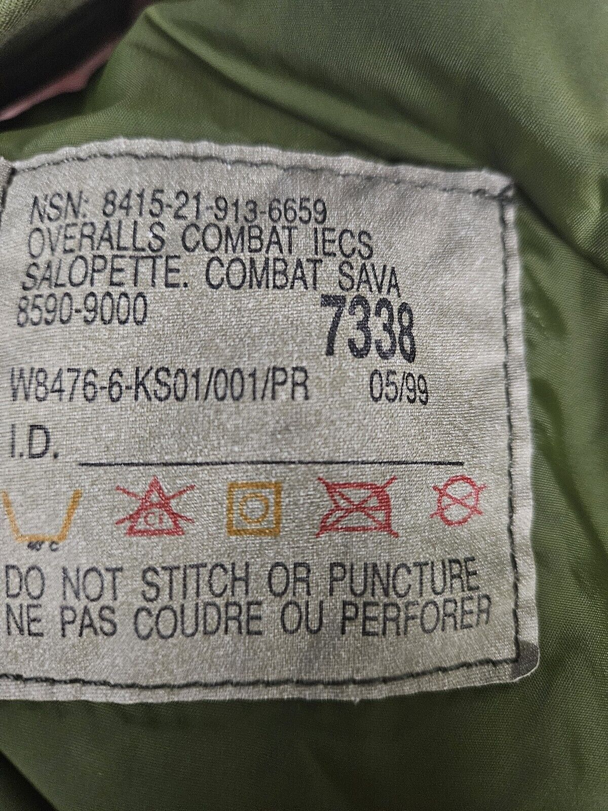 Canadian Army Winther Overall Gore Tex Last Gen