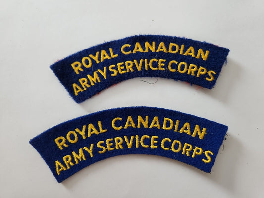 Canadian Army Service Corps Patch