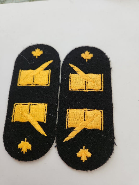 Canadian Navy Collar Patch