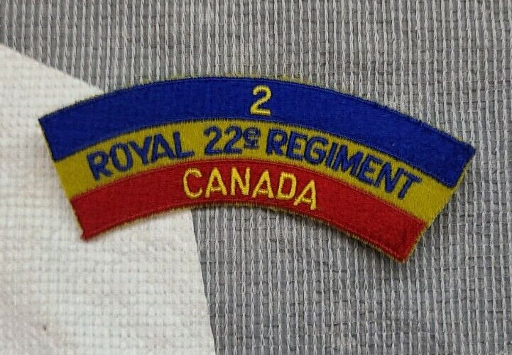 Canadian Army royal 22 Regiment patch