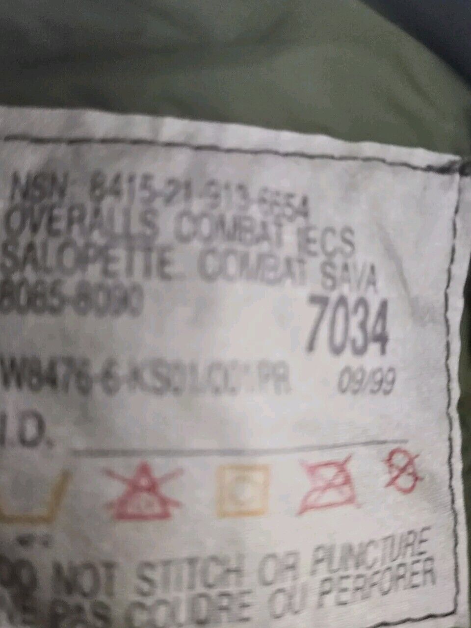 Canadian Army Winther Overalls Gore Tex Last Gen