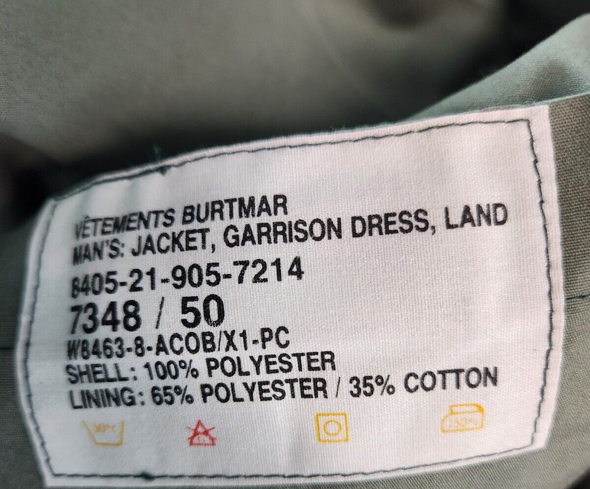 Canadian Army Garisson Jacket